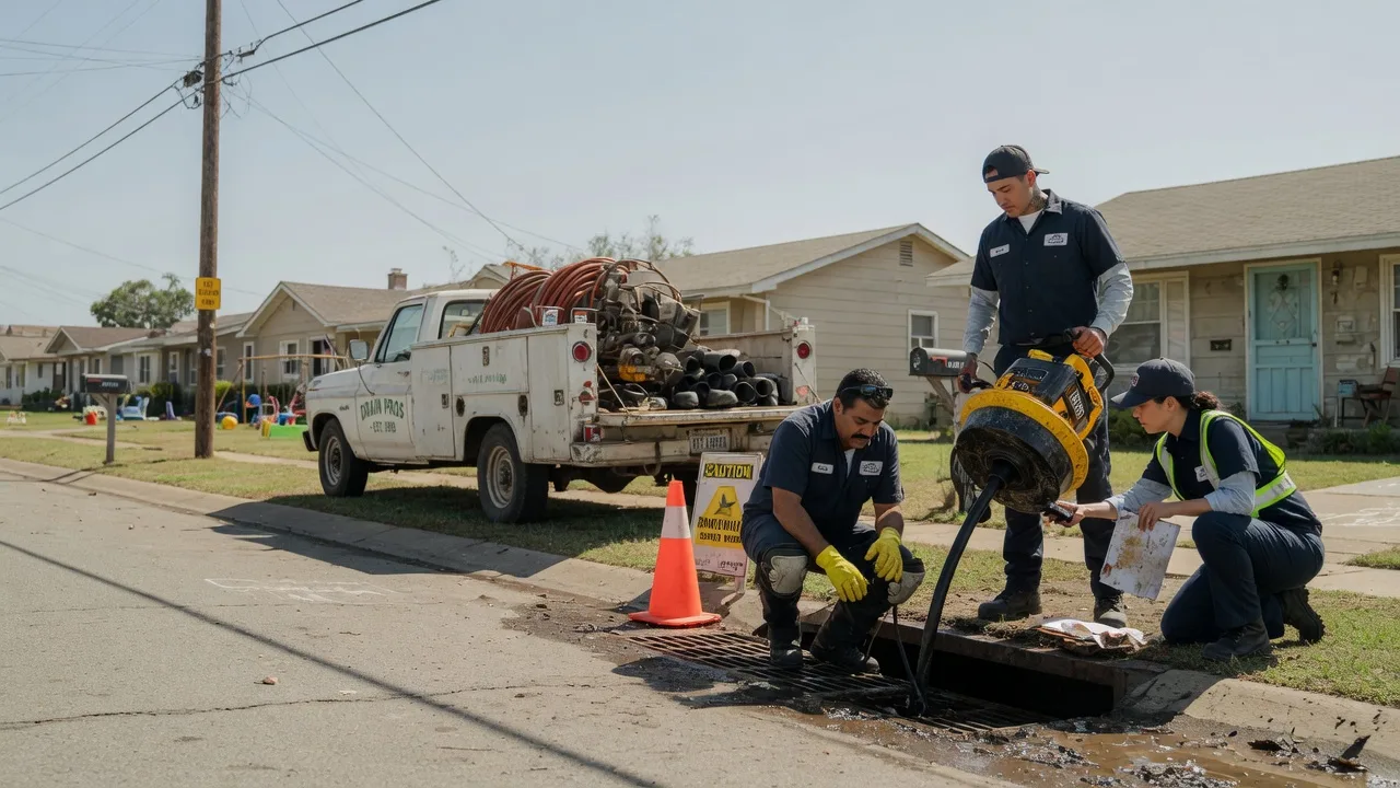 Drain Cleaning in Hye, TX near me